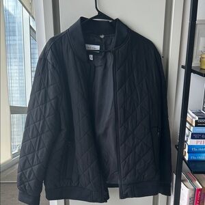 Calvin Klein Charcoal Quilted Jacket